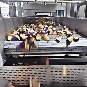 Tiras de Berenjena Frita Congelada IQF a Granel de China, la Mejor Calidad |   10 kg |   <span class=keywords><strong>Precio</strong></span> Competitivo |   Vegetales Congelados al por Mayor para Exportación. - Product Image 5