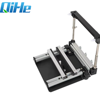 Imprimante manuelle de pochoirs de bureau QH1010UA SMT, imprimante de pâte à souder pour petite ligne de production de circuits imprimés