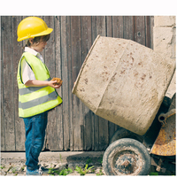 Gilet réfléchissant haute visibilité avec logo personnalisable pour les uniformes d'arpenteur et de sécurité pour enfants
