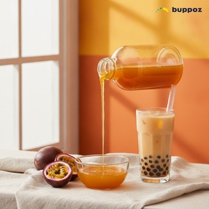 Sirop de fruit de la passion 5kg Bouteille Halal HACCP Végétarien pour les magasins de Bubble Tea et de Milk Tea OEM - Product Image 6
