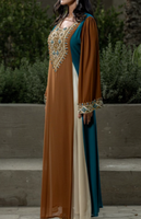 Robe Abaya élégante, légère et respirante pour femmes, nouveau style, vêtement musulman traditionnel, accessoire en polyester