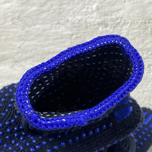 Gants de travail de sécurité de travail tricotés en coton à pois en PVC Gant industriel à prix d'usine - Product Image 5
