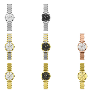 Direct d'usine OEM logo personnalisable dames montre à quartz bracelet unique en acier inoxydable petit cadran étanche saphir mode - Product Image 5