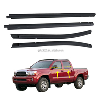 Moulure extérieure de vitre de porte et joint d'étanchéité pour Toyota Tacoma 2005-2015 68161/68162-04050 68163/68164-04020