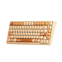 Akko MonsGeek MG75W 83 Key 75% Dual Mode Hot Swappable Mechanical Keyboard PBT Keycaps 2.4G Wireless for PC Gaming Office