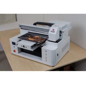 Cina prezzo di fabbrica A2 doppia stampa teste a sfera vite 5060 UV Flatbed stampante per pellicola AB adesivo, scheda, cassa del telefono, acrilico - Product Image 4