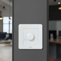 Interruptor de pared MGA de alta calidad y estándar, moderno y sencillo, de 300W y 5 velocidades.