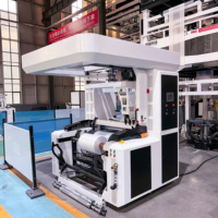 Machine à film soufflé ABA double couche de fabrication chinoise pour la production de films d'emballage plastique destinés aux usines de sacs en plastique