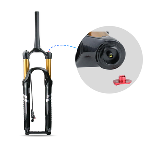 Fourche avant de vélo de montagne MAGICBROS OEM 15*110mm en alliage de magnésium, <span class=keywords><strong>suspension</strong></span> pneumatique, débattement de 100-140mm, compatible avec frein à disque, 27,5-29 pouces - Product Image 5