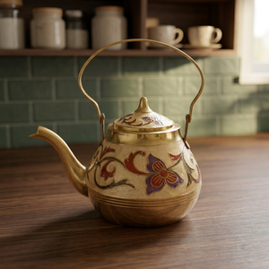 Théière en laiton massif - Product Image 4