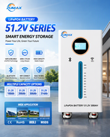 Sistem Baterai Penyimpanan Energi Surya Hibrida ZUMAX 15KWh 51.2V Inverter Fase Terpisah Penyimpanan Energi Rumah LiFePO4 300Ah ABS+PC Tahan Api