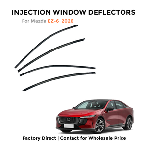 แผ่นบังฝนข้างประตูรถยนต์ สำหรับ Mazda Ez-6 2026 แบบไม่มีโครเมียม คุณภาพสูง ทนทาน ผลิตจากพลาสติกอย่างดี - Product Image 1