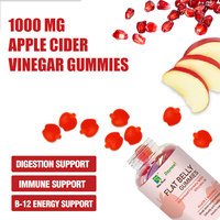 Daynee Gummies à base de plantes pour ventre plat, métabolisme, détoxification, végétaliennes, Vitamine B, amincissantes, pour la santé intestinale, éclaircissement de la peau pour adultes