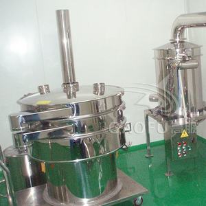 Machine à tamiser électrique pour la production alimentaire, <span class=keywords><strong>tamis</strong></span> vibrant rond de qualité alimentaire en acier inoxydable 304 pour poudre broyée - Product Image 3