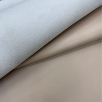 Cuir artificiel PVC imitation cuir de vachette à motif veau avec fond en suède, 1,6 mm, pour sacs et sacs à main, vente en gros J538