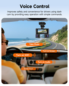 กล้องติดรถยนต์ 4 ช่องทาง ความละเอียด 1080P มุมมอง 360 องศา บันทึกภาพหน้า-หลัง-ซ้าย-ขวา พร้อม Wifi ระบบตรวจจับการเคลื่อนไหวขณะจอดรถ ภาพกลางคืนด้วยอินฟราเรด - Product Image 5