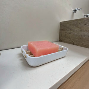 <span class=keywords><strong>Portasapone</strong></span> <span class=keywords><strong>in</strong></span> Bambù Senza Plastica, Supporto Nero per Sapone, Shampoo e Lozione con Vassoio di Drenaggio <span class=keywords><strong>in</strong></span> Bambù - Product Image 2