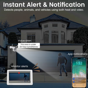 Беспроводная система видеонаблюдения Super HD 8CH с двухсторонним Audio-VS6102 с сенсорным экраном и ночным видением 10,1 дюйма с питанием от переменного тока - Product Image 3