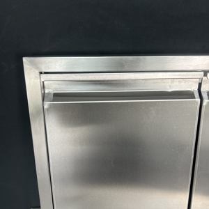 Victory Source Armoire intégrée pour îlot de barbecue de cuisine extérieure à double porte en acier inoxydable pour hôtels et restaurants - Product Image 6