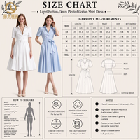 Robe midi en coton à col chemise, manches courtes, boutonnée sur le devant, avec ceinture à nouer, pour femme, personnalisable avec logo OEM