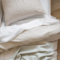 Couleur unie 100 _ pur lin jeter taie d'oreiller Euro Sham pour lit, taille personnalisée enveloppe housse de coussin décoration taie d'oreiller