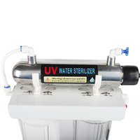 Miniq-machine de purification d'eau, avec robinet en acier UV, 3 étapes