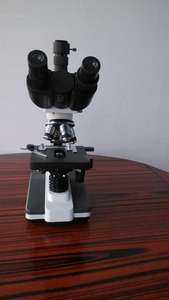 F108 sation eeücretsiz trinoküler görüntüleme kafası optik sistem dörtlü Nosepiece biyolojik rf4 mikroskop - Product Image 4