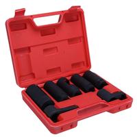 Jeu de clés à douille pour capteur d'oxygène 7 pièces, adaptateur de douille à embout ouvert, kit d'outils de démontage du capteur d'oxygène