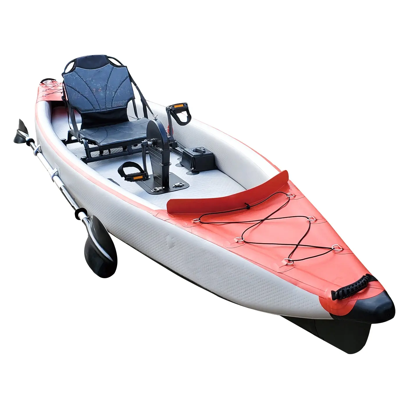 GeeTone Barca PVC 2 Persone Pesca Canoa Gonfiabile Barca A Remi Paddle Kayak Da Pesca Kayak Gonfiabile Set con Canna Da Pesca Weihai