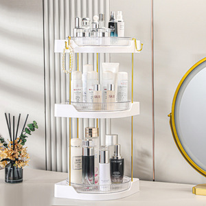 <span class=keywords><strong>Estante</strong></span> de almacenamiento de esquina <span class=keywords><strong>giratorio</strong></span> de 360 °-Organizador multicapa que ahorra espacio para baño y <span class=keywords><strong>cocina</strong></span> - Product Image 6