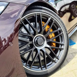 ล้อขอบล้ออัลลอยสีดำสว่างวงล้อตัดเพชรสำหรับผู้ขับขี่ Porsche Cayenne SUV - Product Image 1