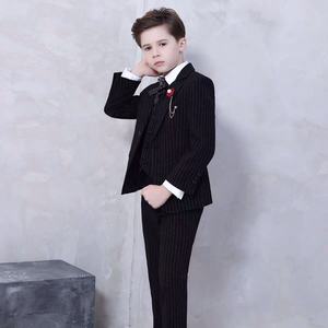 <span class=keywords><strong>Costume</strong></span> de <span class=keywords><strong>mariage</strong></span> MTM avec col en velours personnalisé, robe de soirée noire <span class=keywords><strong>pour</strong></span> garçons, smoking formel <span class=keywords><strong>pour</strong></span> garçons, 2-15 pièces - Product Image 4