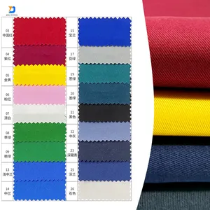 Jinda Текстиль 100% полиэстер габардин и мини матовая ткань саржевая текстильная ткань для фартука и униформы официанта для ресторана