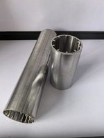 Tubo de malla ranurada de acero inoxidable 304 316L tipo Johnson con alambre de cuña para pozos de agua y petróleo, suministro de fábrica