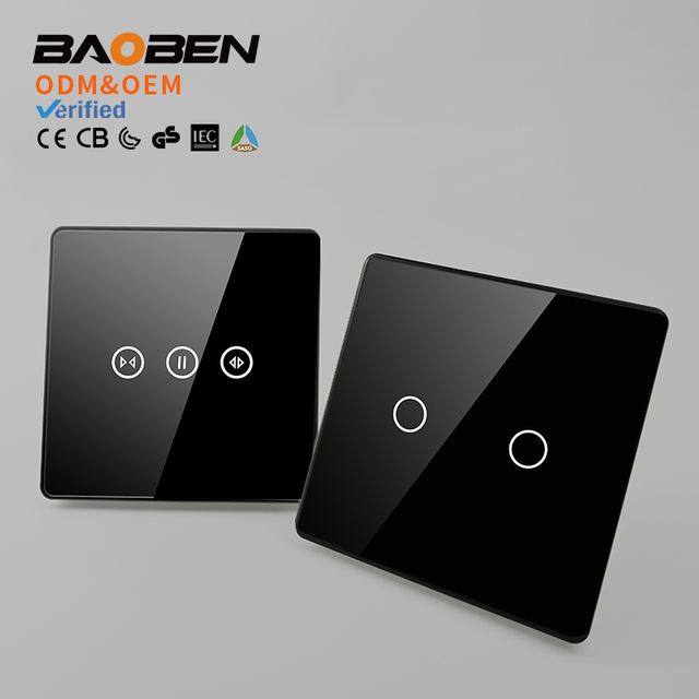 BAOBEN WiFi Smart Light Switch 220V Wireless Remote Control, Voice & App Control, Compatible with Alexa/Google Home