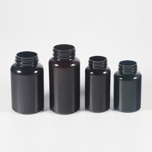 Entrega rápida 4oz Naranja negro <span class=keywords><strong>suplemento</strong></span> nutricional de plástico PET Cápsula botella Púrpura a prueba de manipulaciones vitamina píldora botella de embalaje - Product Image 3