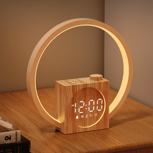 EMAF Elektrikli Renkli Dijital Hava İstasyonu <span class=keywords><strong>Alarm</strong></span> Saatli Radyo Dört Parçalı Set 3 Kablosuz Sensör İç/Dış Mekan Termometresi - Product Image 3