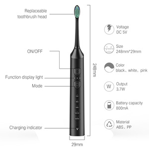 Besman Venta caliente D36 cepillo de dientes eléctrico IPX7 Modo de limpieza de dientes oral sónico cepillo de dientes eléctrico fabricante al por mayor - Product Image 6