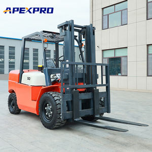 Vente directe usine – Chariots élévateurs diesel <span class=keywords><strong>à</strong></span> mât bi-étages et pneus pleins de 5 tonnes GC-DF50, longueur de fourche 1220 mm, centre de charge 500 mm, prix réduit - Product Image 3