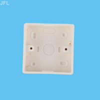 Boîtier de jonction mural en plastique ABS PVC, norme britannique 86, pour interrupteurs et prises, IP54, couleur personnalisée, 86x86x33mm, pour installation de carte de circuit imprimé