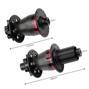 Buje de Eje Pasante GUB BO-OST para Bicicleta de Montaña, Liberación Rápida, Freno de Disco, Rodamiento Sellado, 32 Agujeros, 8-13 Velocidades, QR, Buje de Carbono, 1421-148 - Product Image 2