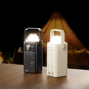 Hochleistungs-Powerbank mit 80000mAh, Schnellladefunktion, LED-Anzeige und 2-in-1-Kabel für Reisen - Product Image 1