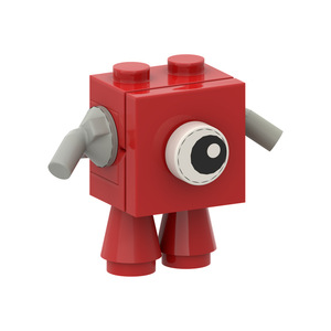 Cross-border Hot-selling Square Digital Building Block Doll 10 Deformable <b>Puzzle</b> Assembled Toys with Card Granules - Product Image 6