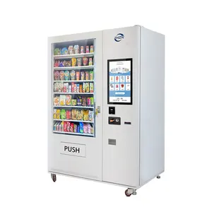 Zhzn tela de exibição de anúncios, tela grande para venda de carne congelada de alimentos, máquina com sistema de elevador, logotipo personalizado da cor