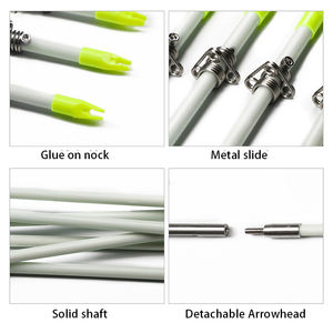 ลูกศรตกปลา ขายส่ง ลูกศรสำหรับธนูรีเคิร์ฟ ลูกศรตกปลาแบบดั้งเดิม สำหรับการตกปลาและการล่าสัตว์กลางแจ้ง ลูกศรสำหรับยิงปลา - Product Image 4