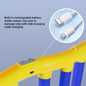 Jouet d'entraînement de réaction en plastique étanche pour enfants, avec bâtons suspendus bleus et jaunes, pour le développement de la vitesse et des capacités manuelles, adapté aux 3-16 ans - Product Image 3