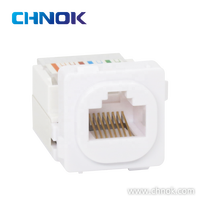 Connecteur Keystone RJ45 Cat6 pour ordinateur, type Clipsal 8p8c, 3m, plaqué or, réseau, certifié CE pour ROHS