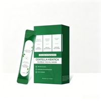 Masque de boue biologique aux herbes de fleur de neige, marque privée OEM, avec hydratant pour le visage - Nettoyage moussant automatique pour tous types de peau