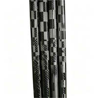 Karbon Fiber Tek Parça Buz Hokeyi Sopa Yetişkin/Üniversal Kullanım Hafif 380g Yüksek Mukavemetli Çizim Desenli P92/P88/P28/P91 Bıçak