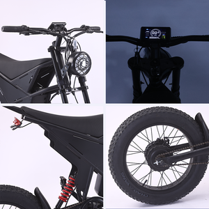 Mountain Bike Dirt 72V Motorcycles Style E MTB 21-Speed Gear Offers Smooth Gear Shifting for a Versatile Riding Experience. Alum - Product Image 4